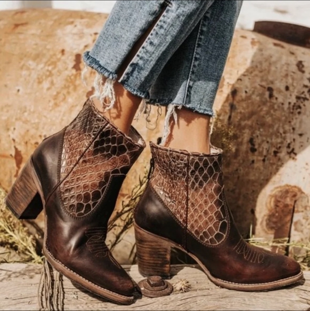 FreeBird Clementine Brown Multi Size 7